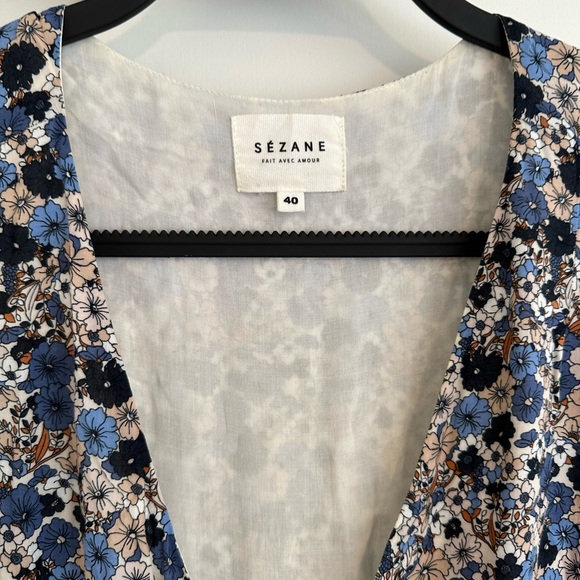 Sezane Amber wrap Dress 40 - Picture 4 of 9